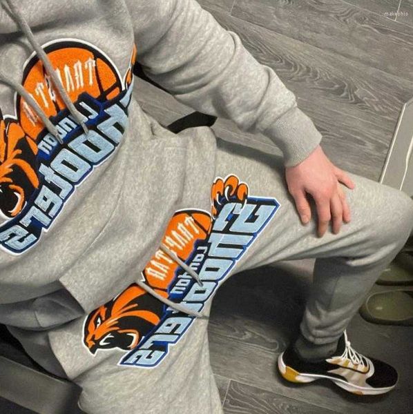 Image of Men&#039;s Tracksuits Trapstar Shooters Hooded Men Woman Tiger Towel Embroidery Pullover High Quality Fleece Sweatshirts cool Streetwear