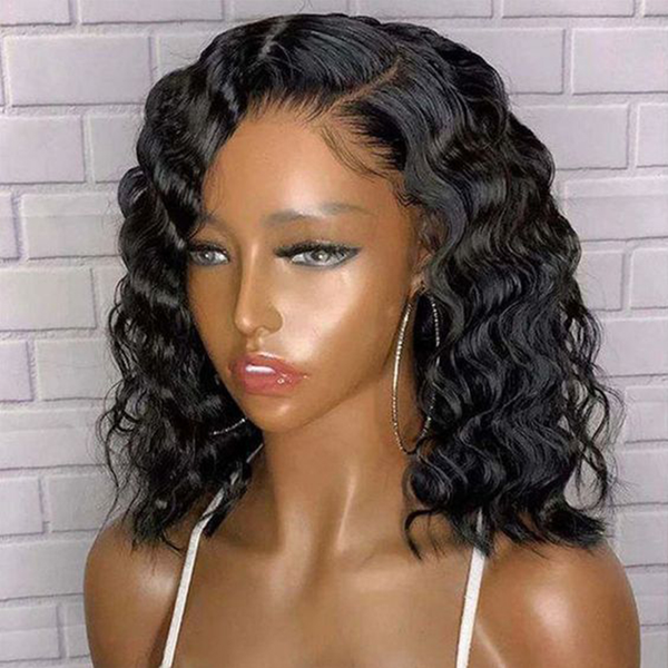 loose deep wave lace frontal wig short bob human hair wigs 180% density deep curly brazilian remy pre-plucked glueless wig, Black;brown
loose deep wave lace frontal wig short bob human hair wigs 180% density deep curly brazilian remy pre-plucked glueless wig, Black;brown
