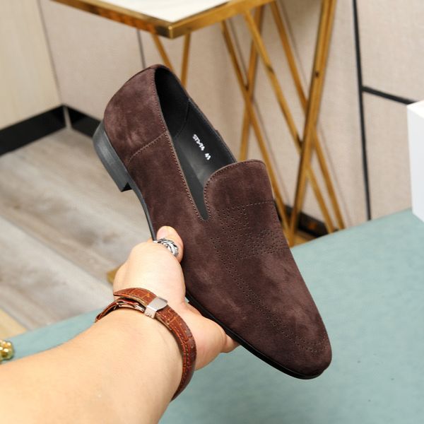 2023 men's wedding dress shoes oxfords flats genuine leather shoes luxury loafer dougs sole low heel party luxury mens with box 38-45, Black
2023 men's wedding dress shoes oxfords flats genuine leather shoes luxury loafer dougs sole low heel party luxury mens with box 38-45, Black