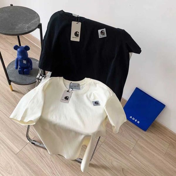 2023 new men's and women's t-shirt fashion brand carhart classic logo simple batik washed short-sleeved couples loose trend over s, White;black
2023 new men's and women's t-shirt fashion brand carhart classic logo simple batik washed short-sleeved couples loose trend over s, White;black