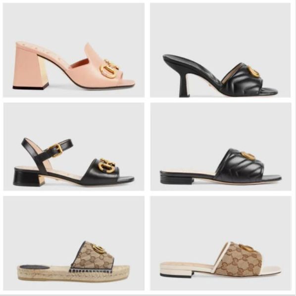 spring and summer new brand high heel sandals and slippers g metal large letter cowhide inner size: 35-42 with green box, Black
spring and summer new brand high heel sandals and slippers g metal large letter cowhide inner size: 35-42 with green box, Black