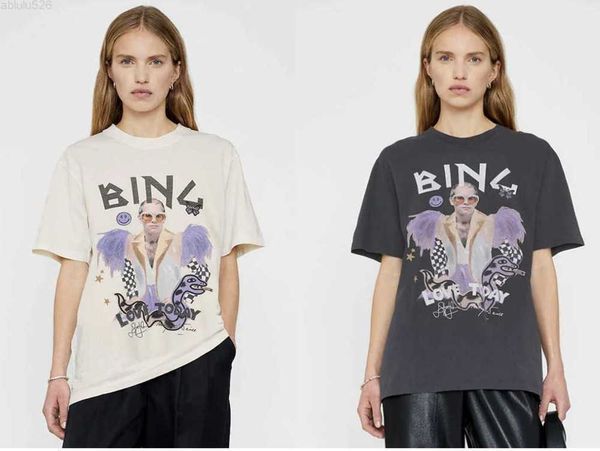 new 2023 anine bing women mens designer tees fashion brand illustrations cotton print tshirt round neck t-shirt summer 889, White
new 2023 anine bing women mens designer tees fashion brand illustrations cotton print tshirt round neck t-shirt summer 889, White