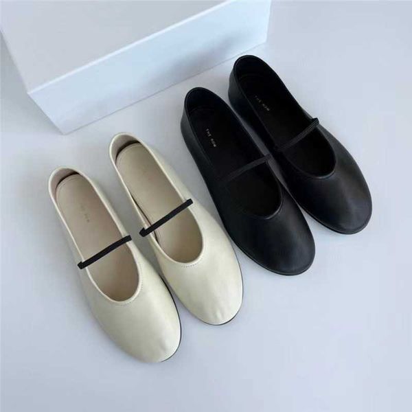 the row niche 2023 the * row mary jane shoes ballet dance shoes sheepskin soft leather flat genuine leather, Black
the row niche 2023 the * row mary jane shoes ballet dance shoes sheepskin soft leather flat genuine leather, Black