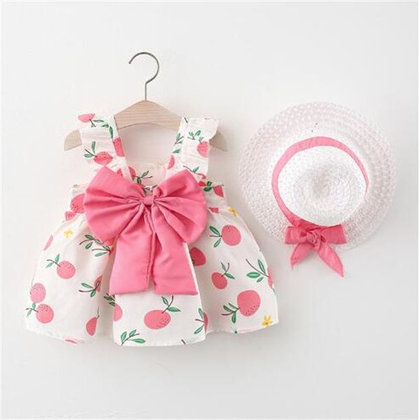 girls' printed bow dress summer cotton soft sleeveless dresses toddler new floral skirt+round hat a125, Red;yellow
girls' printed bow dress summer cotton soft sleeveless dresses toddler new floral skirt+round hat a125, Red;yellow