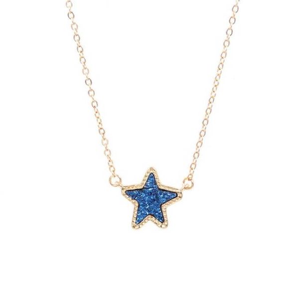 new small starfish faux dancing star resin druzy necklaces for women pendants, Silver
new small starfish faux dancing star resin druzy necklaces for women pendants, Silver