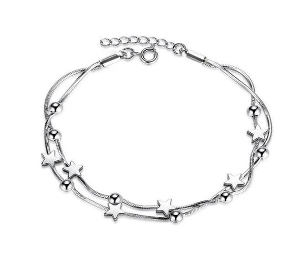 classic chain pentagram round bead bracelet girls hand jewelry3367570, Golden;silver
classic chain pentagram round bead bracelet girls hand jewelry3367570, Golden;silver