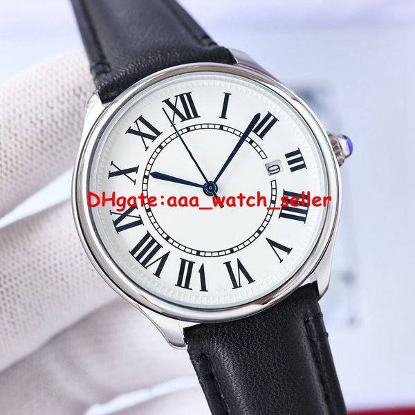 8 styles luxury mens designer watches 40mm blue diamond roman numerals leather strap mechanical automatic movement sapphire men's dress, Slivery;brown
8 styles luxury mens designer watches 40mm blue diamond roman numerals leather strap mechanical automatic movement sapphire men's dress, Slivery;brown