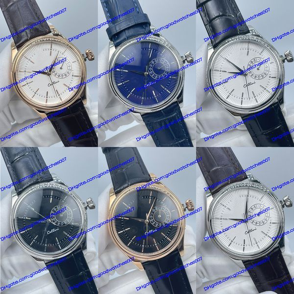 2023 new 6 model men's watch 39mm blue dial 50515 50519-0011 2813 automatic mechanical leather bracelet automatic men's watch blac, Slivery;brown
2023 new 6 model men's watch 39mm blue dial 50515 50519-0011 2813 automatic mechanical leather bracelet automatic men's watch blac, Slivery;brown