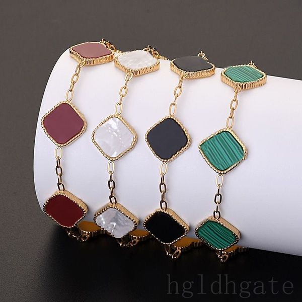 metal luxury bracelet girls trendy designer bracelets aesthetic four leaf plated gold bangles for women mother of pearl clover charms bracel, Golden;silver
metal luxury bracelet girls trendy designer bracelets aesthetic four leaf plated gold bangles for women mother of pearl clover charms bracel, Golden;silver