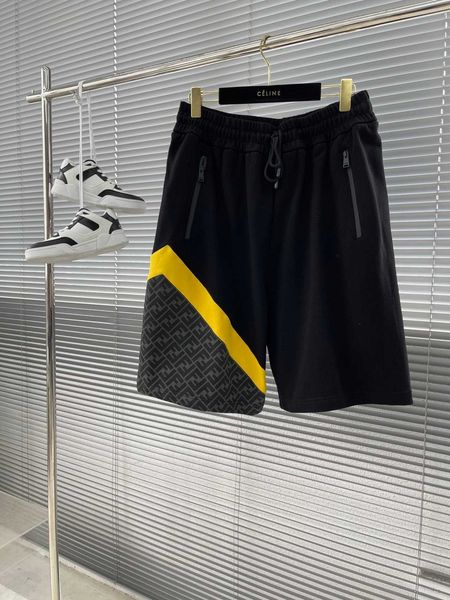 fend1/fend1 23 summer new splice korean version fashion elegant comfortable breathable and casual capris shorts, White;black
fend1/fend1 23 summer new splice korean version fashion elegant comfortable breathable and casual capris shorts, White;black
