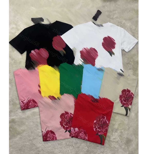 23ss womens t-shirt womens designer clothing tee round neck pure cotton hardware letter logo flower printing short sleeve t-shirt 9 colors a, White
23ss womens t-shirt womens designer clothing tee round neck pure cotton hardware letter logo flower printing short sleeve t-shirt 9 colors a, White