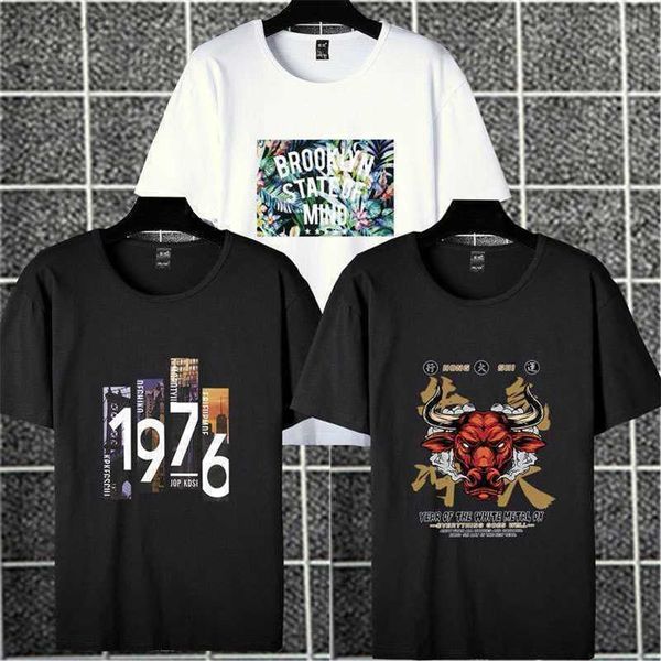 new quick drying men's t-shirt short sleeve bottom shirt men's t-shirt half sleeve print fashion summer goods, White;black
new quick drying men's t-shirt short sleeve bottom shirt men's t-shirt half sleeve print fashion summer goods, White;black