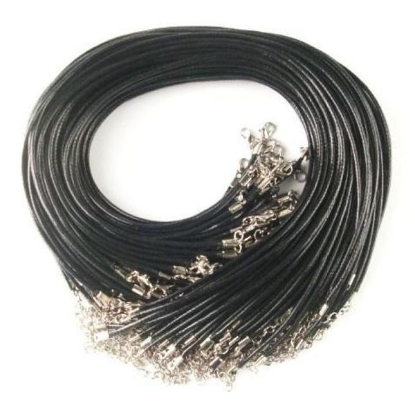 black wax leather necklace beading cord string rope wire 45cm extender chain with lobster clasp diy jewelry components8723614, White;red
black wax leather necklace beading cord string rope wire 45cm extender chain with lobster clasp diy jewelry components8723614, White;red
