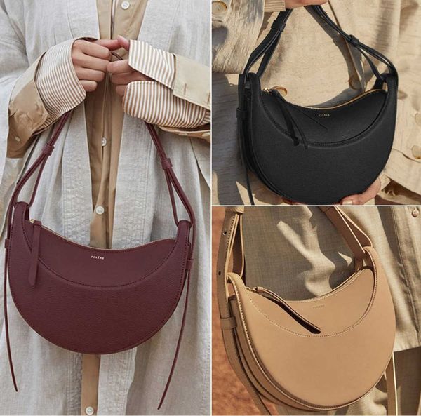 new bag polene exquisite leather half moon designer shoulder handbag wallet messenger underarm light luxury and high sense
new bag polene exquisite leather half moon designer shoulder handbag wallet messenger underarm light luxury and high sense