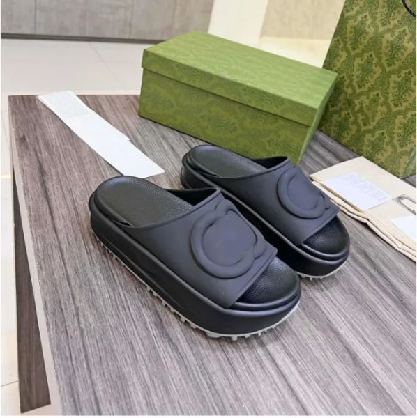 slipper luxury designer sandal lady slides platform wedge rainbows summer slippers for women men ladies brands rubber women's slide san, Black
slipper luxury designer sandal lady slides platform wedge rainbows summer slippers for women men ladies brands rubber women's slide san, Black