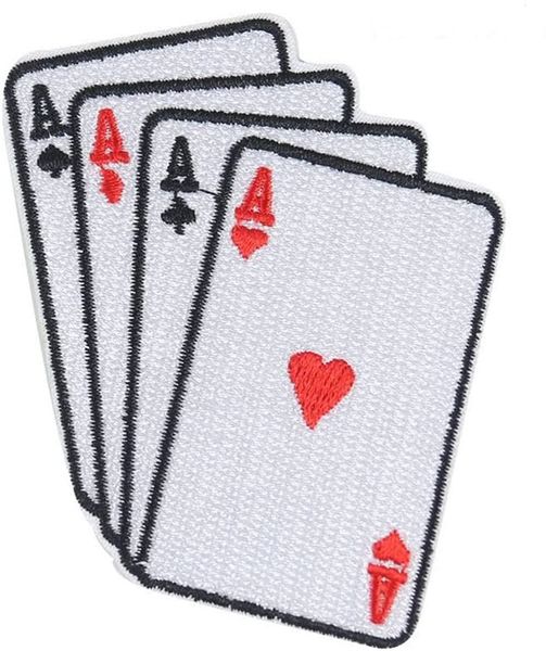 notions punk iron on patches lucky poker ace of spades hearts card embroidered patch appliques for clothes jackets diy accessories, Black
notions punk iron on patches lucky poker ace of spades hearts card embroidered patch appliques for clothes jackets diy accessories, Black