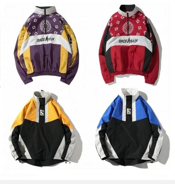 fashion new mens designer jacket coat retro color baseball slim stylist classic casual women windbreaker outerwear zipper hoodies jackets co, Black;brown
fashion new mens designer jacket coat retro color baseball slim stylist classic casual women windbreaker outerwear zipper hoodies jackets co, Black;brown
