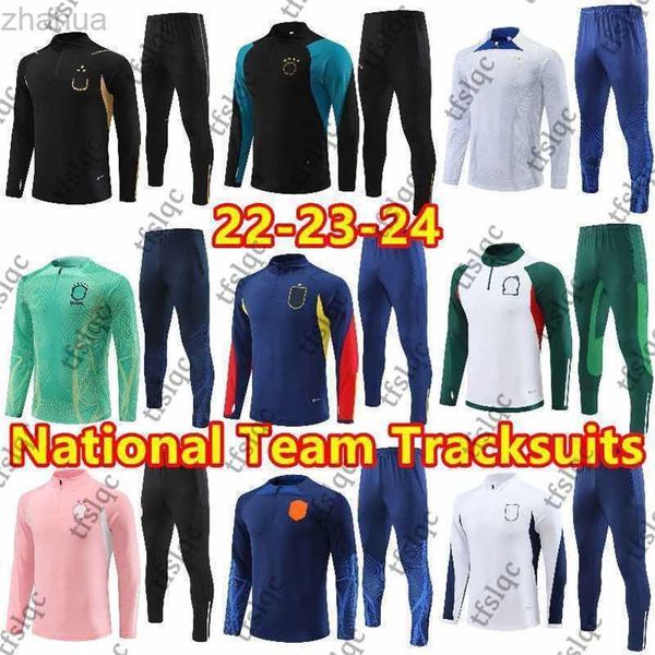 2023 popular tracksuits germany spain netherland england brazil argentinas french kid and men training suit long sleeve football kit mexico, White;black
2023 popular tracksuits germany spain netherland england brazil argentinas french kid and men training suit long sleeve football kit mexico, White;black