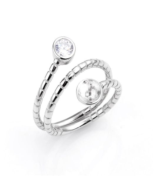 shaped ring pearl settings with zircon jewelry bijoux 925 sterling silver rings base diy findings 5 pieces5424462, Slivery;crystal
shaped ring pearl settings with zircon jewelry bijoux 925 sterling silver rings base diy findings 5 pieces5424462, Slivery;crystal