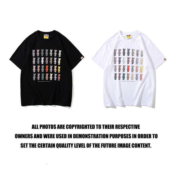 fashion designer luxury summer loose large short sleeve fashion brand violent bear 28th anniversary camouflage t-shirt super high quality, White;black
fashion designer luxury summer loose large short sleeve fashion brand violent bear 28th anniversary camouflage t-shirt super high quality, White;black