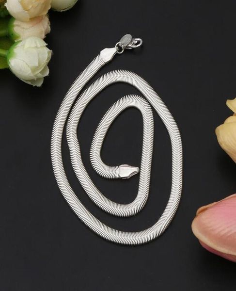 woman men necklace bracelet 6mm*16-30 inches 925 silvery soft bone flat chain necklace bracelet 10pcs/lot5705382, Black
woman men necklace bracelet 6mm*16-30 inches 925 silvery soft bone flat chain necklace bracelet 10pcs/lot5705382, Black