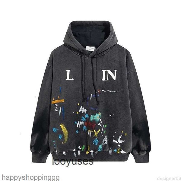 designer luxury lanvins classic sweaters galleryes streetwear dept splash ink graffiti print men's women's autumn co winter loose, Black
designer luxury lanvins classic sweaters galleryes streetwear dept splash ink graffiti print men's women's autumn co winter loose, Black