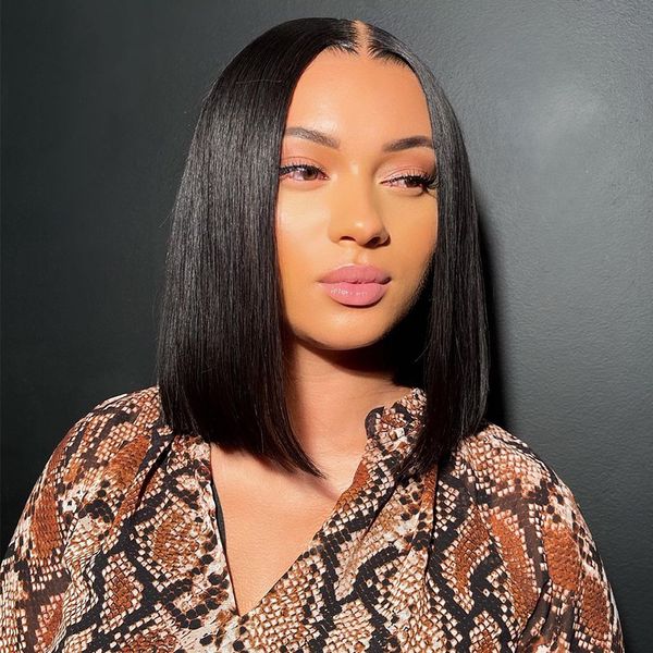 new design bob wig short wigs for black women human hair pre plucked brazilian 5x1 t part bone straight wig short bob wigs, Black;brown
new design bob wig short wigs for black women human hair pre plucked brazilian 5x1 t part bone straight wig short bob wigs, Black;brown