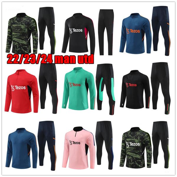 2023 manchesters tracksuit men and kids jerseys soccer 22/23/24 new uniteds tracksuits chandal utds training suits fernandes rashford chanda, Black
2023 manchesters tracksuit men and kids jerseys soccer 22/23/24 new uniteds tracksuits chandal utds training suits fernandes rashford chanda, Black