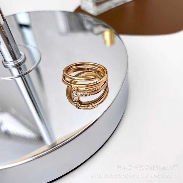 elling tiffay ring v gold high version advanced design simple flash diamond nail, Silver
elling tiffay ring v gold high version advanced design simple flash diamond nail, Silver