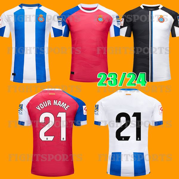 2023 2024 rcd espanyol r.d.t soccer jerseys 23 24 puado calero cabrera dani jarque football shirt pacheco olivan s.gomez camiseta kits unifo, Black;yellow
2023 2024 rcd espanyol r.d.t soccer jerseys 23 24 puado calero cabrera dani jarque football shirt pacheco olivan s.gomez camiseta kits unifo, Black;yellow