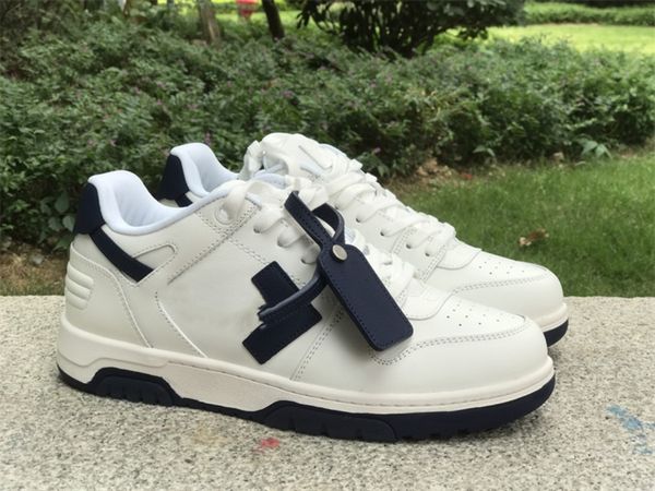 designer shoes ow out of office white navy blue low leather sneakers with original box, Black
designer shoes ow out of office white navy blue low leather sneakers with original box, Black