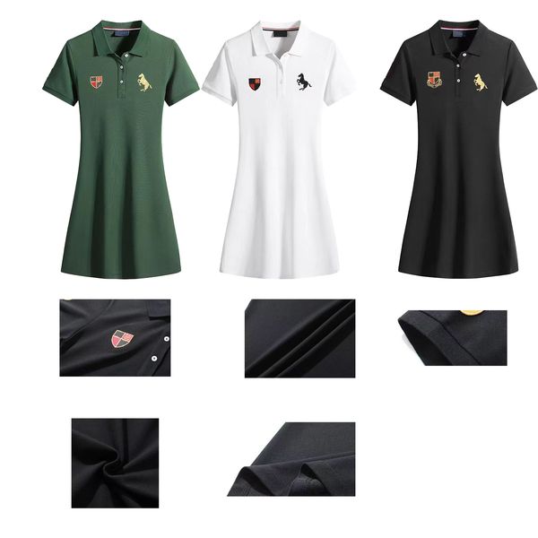 summer luxury brand designer slim body cover flesh shows slim lapels cinched waist a-line dress slim fit quick-drying mini polo skirt women&, Black;gray
summer luxury brand designer slim body cover flesh shows slim lapels cinched waist a-line dress slim fit quick-drying mini polo skirt women&, Black;gray
