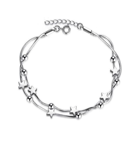 classic chain pentagram round bead bracelet girls hand jewelry1145178, Golden;silver
classic chain pentagram round bead bracelet girls hand jewelry1145178, Golden;silver