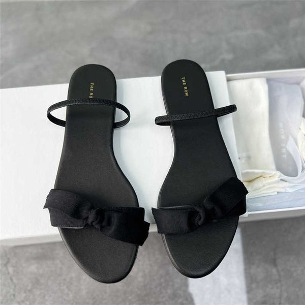 the row chunyuan the row new velvet bow tie back strap flat bottom sandals fashion simple commuter muller shoes women, Black
the row chunyuan the row new velvet bow tie back strap flat bottom sandals fashion simple commuter muller shoes women, Black