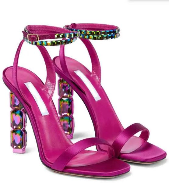 luxurious women sandal high heel luxury brand design shoes aura sandal 105mm creators lab embellished satin sandals with box, Black
luxurious women sandal high heel luxury brand design shoes aura sandal 105mm creators lab embellished satin sandals with box, Black