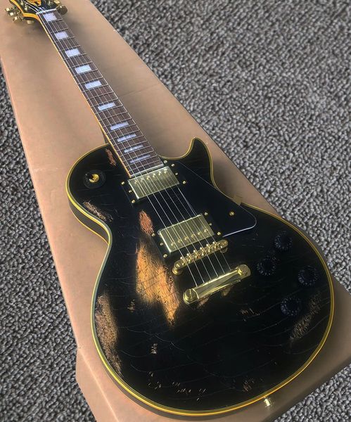 mcqueen - custom black electric guitar, classic, lab, old heavy, r9, custom service available
mcqueen - custom black electric guitar, classic, lab, old heavy, r9, custom service available