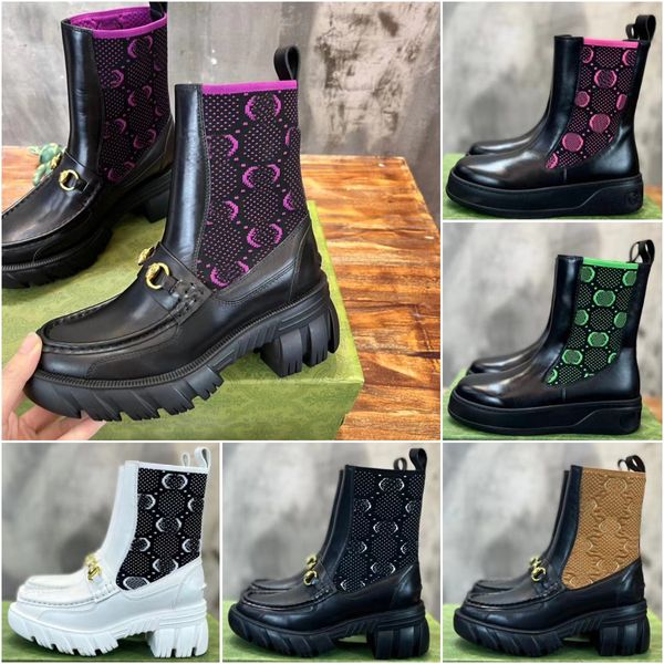 luxury classic ankle boots designer women with boots jerse fashion training shoes knitting leather miss winter mid heel short boot size 35-4, Black
luxury classic ankle boots designer women with boots jerse fashion training shoes knitting leather miss winter mid heel short boot size 35-4, Black