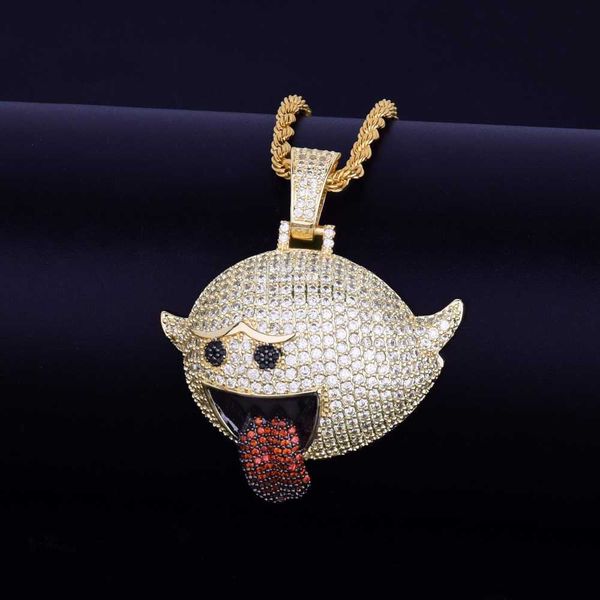 pendant necklaces flying ghost hip hop gold color bling cubic zircon men's necklace jewelry 230621, Silver
pendant necklaces flying ghost hip hop gold color bling cubic zircon men's necklace jewelry 230621, Silver