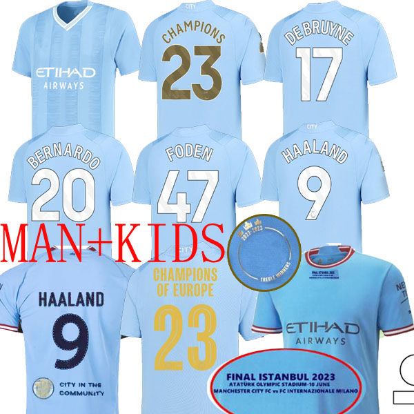 22 23 24 haaland soccer jerseys final treble winners rodrigo grealish mans cities fans player de bruyne foden 2023 2024 football shirt, Black;yellow
22 23 24 haaland soccer jerseys final treble winners rodrigo grealish mans cities fans player de bruyne foden 2023 2024 football shirt, Black;yellow