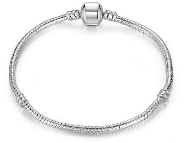 925 silver plated bracelet chain with barrel clasp fit european beads for bracelets with without logo diy 20 pcs 252074
925 silver plated bracelet chain with barrel clasp fit european beads for bracelets with without logo diy 20 pcs 252074