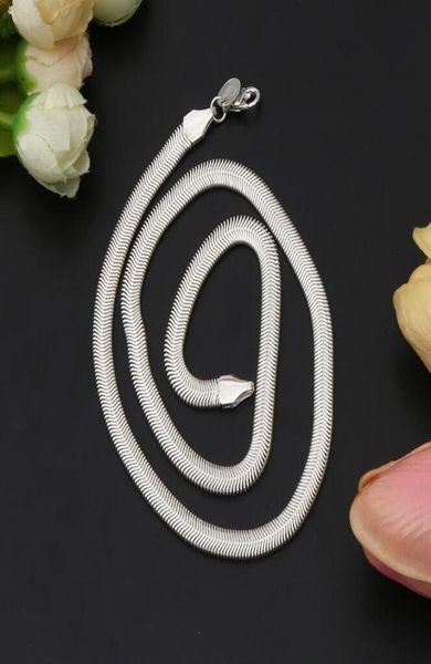 woman men necklace bracelet 6mm*16-30 inches 925 silvery soft bone flat chain necklace bracelet 10pcs/lot8219296, Black
woman men necklace bracelet 6mm*16-30 inches 925 silvery soft bone flat chain necklace bracelet 10pcs/lot8219296, Black