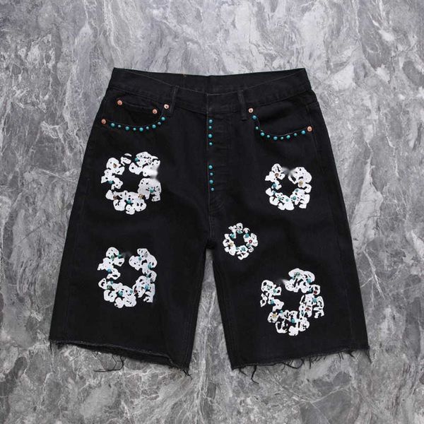 2023 mens luxury designer mens shorts jeans men jean flower diamond denim shortpants slim mens denim street hip hop men's designer jean, Blue
2023 mens luxury designer mens shorts jeans men jean flower diamond denim shortpants slim mens denim street hip hop men's designer jean, Blue
