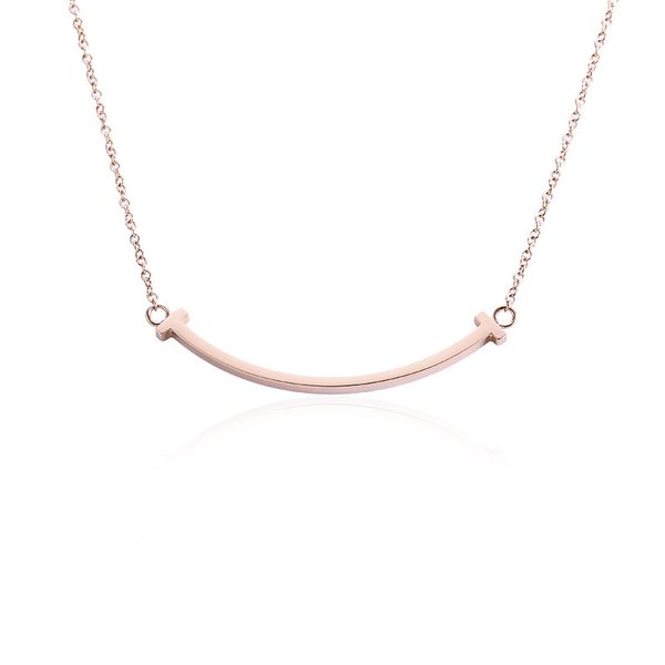 desinger gold heart love necklace smile new fashion gold 925 sterling silver chain diamond necklaces women's personality titanium steel
desinger gold heart love necklace smile new fashion gold 925 sterling silver chain diamond necklaces women's personality titanium steel