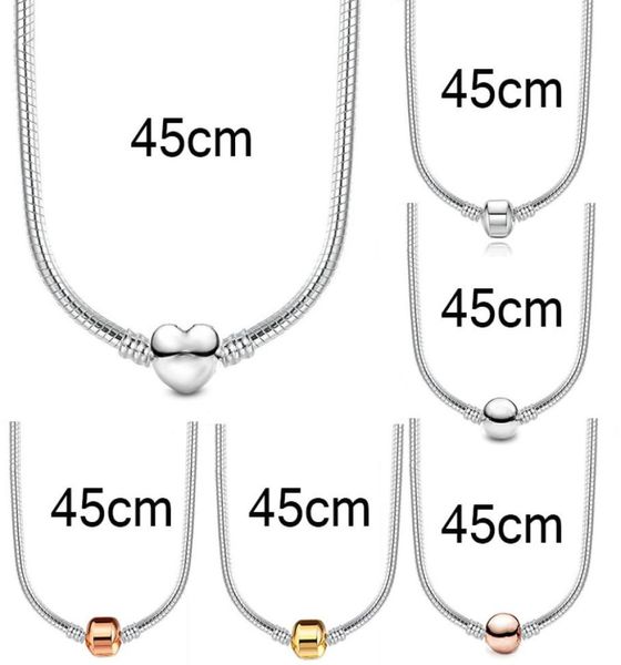 fashion chain necklace choker for european clasp charm bead bangle bracelets designer 45cm1129538, Golden;silver
fashion chain necklace choker for european clasp charm bead bangle bracelets designer 45cm1129538, Golden;silver