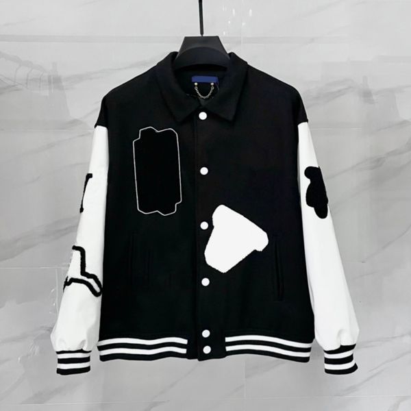 men jackets designer leather sleeves baseball coat fashion casual hip hop vintage college wear windbreaker bomber jackets, Black;brown
men jackets designer leather sleeves baseball coat fashion casual hip hop vintage college wear windbreaker bomber jackets, Black;brown