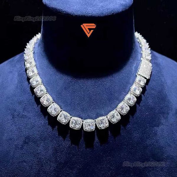 lifeng excellent cut moissanite necklace hand-set craftsmanship10mm rock candy tennis chain d vvs moissanite diamond chian, Silver
lifeng excellent cut moissanite necklace hand-set craftsmanship10mm rock candy tennis chain d vvs moissanite diamond chian, Silver