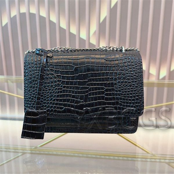 fashion crocodile leather bag designer handbag women's shoulder bag chain crossbody bag evening bag genuine leather totes metal buckle
fashion crocodile leather bag designer handbag women's shoulder bag chain crossbody bag evening bag genuine leather totes metal buckle