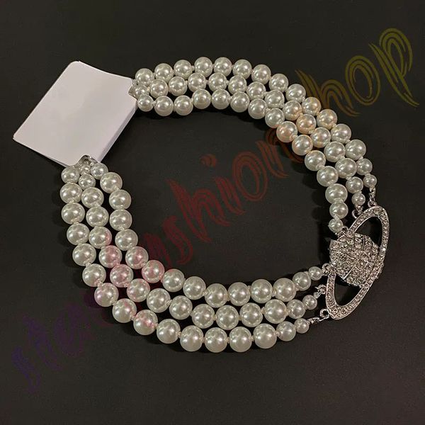 2023 new designer pendant necklaces luxury brand women jewelry saturn chokers metal pearl planet chain necklace cjeweler trend for woman tre, Silver
2023 new designer pendant necklaces luxury brand women jewelry saturn chokers metal pearl planet chain necklace cjeweler trend for woman tre, Silver