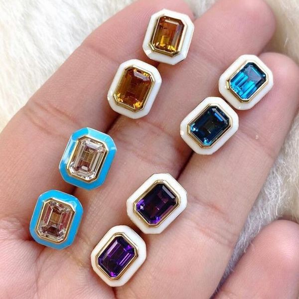 new brand stud earrings simple fashion jewelry sterling sier princess cut 5a cubic zircon handmade women wedding earrings for lover, Golden;silver
new brand stud earrings simple fashion jewelry sterling sier princess cut 5a cubic zircon handmade women wedding earrings for lover, Golden;silver