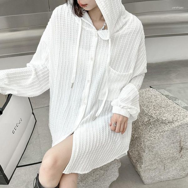 women's t shirts korean style hooded thin sunscreen clothing for women solid color pullovers long sleeve see through, White
women's t shirts korean style hooded thin sunscreen clothing for women solid color pullovers long sleeve see through, White